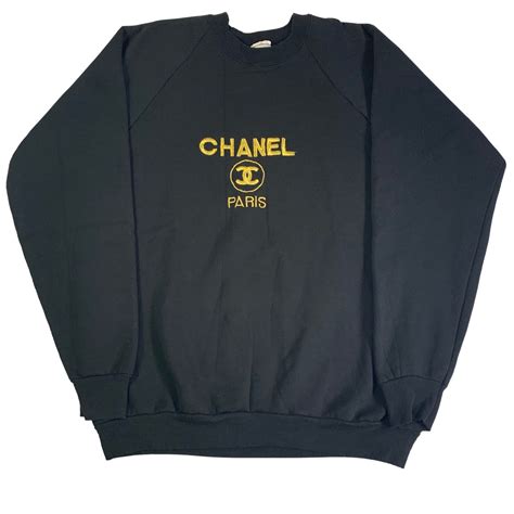 cheap chanel sweatshirt|chanel sweatshirt vintage.